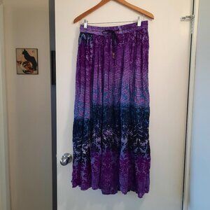 Papa Vancouver Maxi Skirt, One Size, Purple/Blue